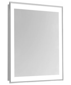 4 Sides Led Edge Electric Mirror Rectangle W24"H40" Dimmable 5000K