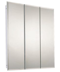 Tri-View Series Medicine Cabinet, 30"x36", Beveled Edge