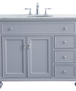 42" Single Bathroom Vanity Set, Light Gray