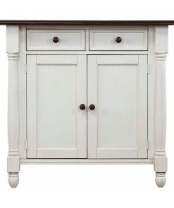 Sunset Trading Andrews Drop Leaf Kitchen Island DLU-KI-4222-AW