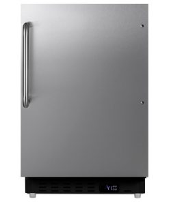 Summit ALR47BTB 20"W 3.53 Cu. Ft. Compact Refrigerator - Stainless Steel