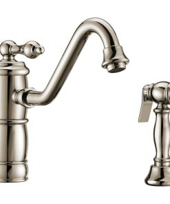 Whitehaus WHKTSL3-2200-NT Vintage III Plus 1.5 GPM 1 Hole Kitchen - Polished