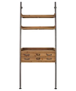 Wooden Shelf With Drawer | DF Rook