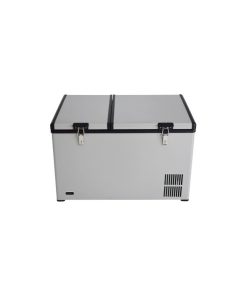 Whynter 90 Quart Dual Zone Portable Fridge/ Freezer With 12V Option And Wheels