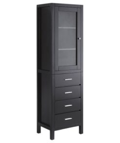 20" Linen Cabinet in Espresso