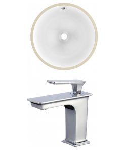 15.25-in. W Bathroom Undermount Sink Set RPBK-22845
