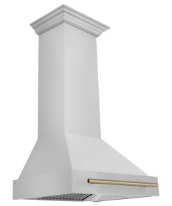 30" Autograph Stainless Steel Range Hood, Champagne Bronze