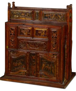 Vintage Elmwood Chinese Wedding Cabinet