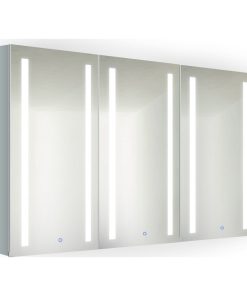 45" x 30" Tri-View LED Medicine Cabinet With DeFog, Dimmer, LLR