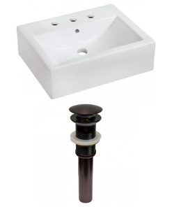 20.25-in. W Bathroom Vessel Sink Set RPBK-31089