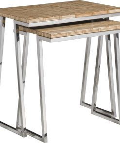 Thatch Nesting Tables - Natural