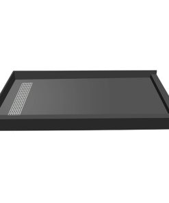 TileRedi RT4872LDR-PVC-SQPC 48x72 Double Curb Pan L Trench