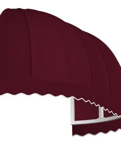 5' Chicago Window/Entry Awning, Burgundy