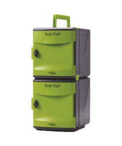 Tech Tub2 With USB and Adjustable Shelves, holds 10 iPads, ABS Plastic