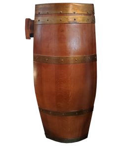 Wine Barrel Shelf with Drawer