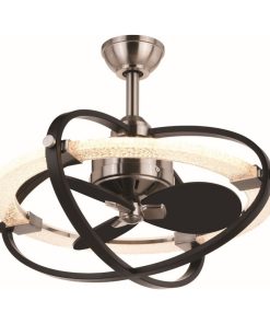 Vaxcel - Galileo 1-Light Ceiling Fan in Contemporary and Globe Style 19.75