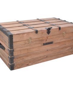 Vacation Storage Trunk, Burnished Natural