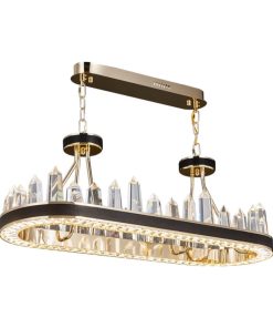 32" Luxury K9 Crystal Rectangle Chandelier