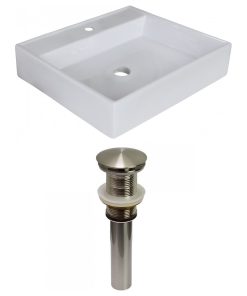 17-in. W Bathroom Vessel Sink Set RPBK-31387