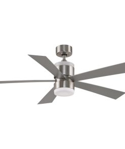 Torch 2 Light 52 in. Outdoor Fan, Brushed Nickel