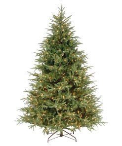 7 1/2' "Feel, Real" Frasier Grande Hinged Tree With 1000 Clear Lights