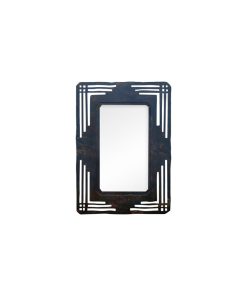 Wrought Iron Mission Style 36" Wall Mirror