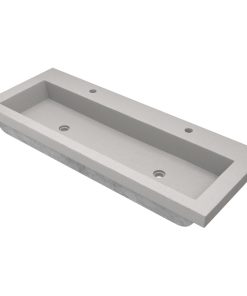 Trough 4819 Bathroom Sink, Ash, Single Faucet Cutout