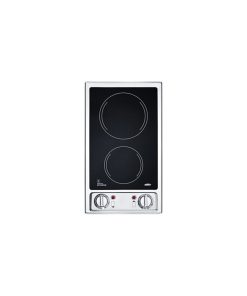 2-Burner 120V Electric Cooktop With Smooth Black Ceramic CR2B120