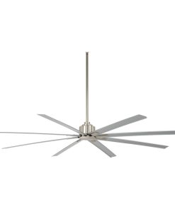Xtreme H2O 84 in. Outdoor Fan in Brushed Nickel Wet