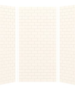 Transolid SWK483696-21 Saramar 48"x36"x96" Shower Wall Kit, White