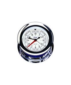Weems and Plath Chrome Atlantis Tide and Time Clock