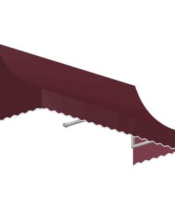 7' Nantucket Window/Entry Awning, Burgundy