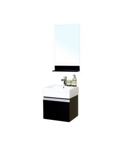 21" Modern Single Sink Bathroom Vanity, Dark Espresso