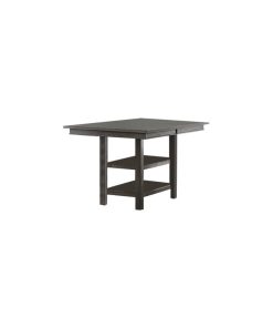 Willow Rectangular Counter Height Table, Distressed Dark Gray