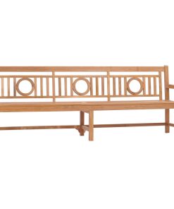 Teak Wood O Outdoor Patio Bench Extra Large, 8 Foot, made from A-Grade Teak Wood