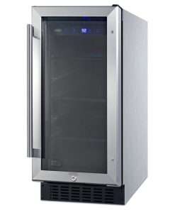 Summit ALBV15CSS 15"W 96 Can Capacity Beverage Center - Stainless Steel