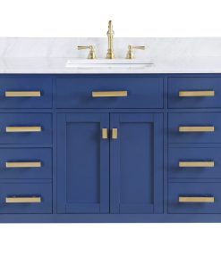 Valentino Single Vanity, Blue, 48"