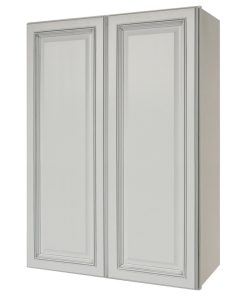 Sunny Wood RLW3042-A Riley 30"W x 42"H Double Door Wall Cabinet - White