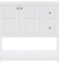 Winterfell Vanity Base Only, White, 36"x22"x36", Single Vanity