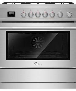 36" Slide-in Freestanding Single Oven Gas Range With 5 Sealed Burner Cooktop