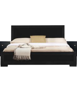 Trent 3 Piece Black King Bedroom Set