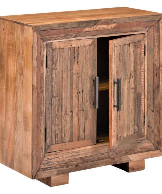 40" Rustic Farmhouse Reclaimed Wood Sideboard Accent Cabinet