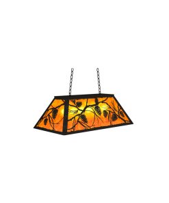 33 Long Whispering Pines Oblong Pendant