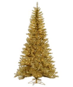 7.5' X 48" Gold/Silver Tinsel 700Ww Led