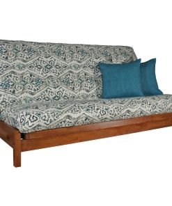 Tozi Queen Futon Frame, Warm Cherry
