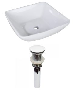 16.5-in. W Bathroom Vessel Sink Set RPBK-31361