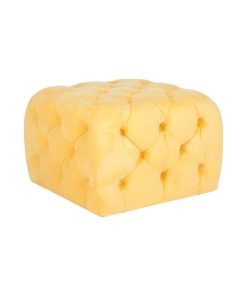 Wayne Tufted Ottoman Sunflower Yellow