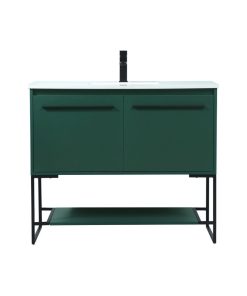 Sue 40" Single Bathroom Vanity, Green
