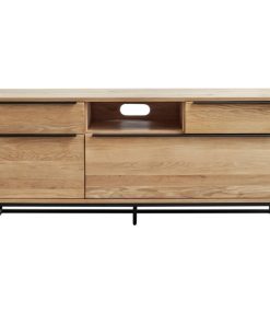59 Inch Media Cabinet Brown Scandinavian Moe's Home