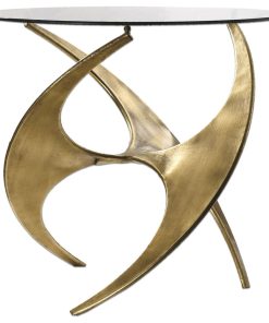 Uttermost 24516 Graciano Accent Table Designed by Grace Feyock - Antique Gold